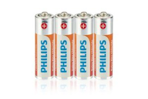 Philips Batterien AA R03 Long Life - 4er Pack