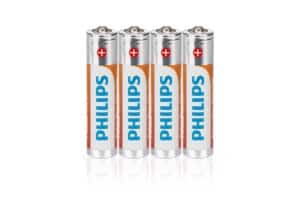 Philips Batterien- AAA - R03 Long Life - 4er Pack