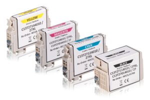 Multipack kompatibel zu Epson C13T27154010 / 27XL enthält 1xBK