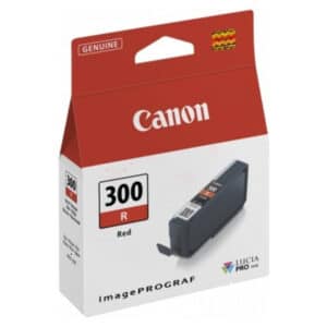 Original Canon 4199C001 / PFI300R Tintenpatrone rot