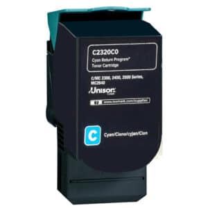 Original Lexmark C242XC0 Toner cyan