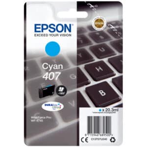 Original Epson C13T07U240 / 407 Tintenpatrone cyan