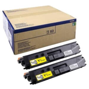 Original Brother TN329YTWIN Toner gelb