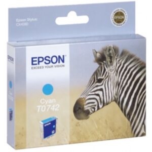 Original Epson C13T07424010 / T0742 Tintenpatrone cyan