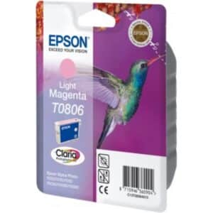 Original Epson C13T08064010 / T0806 Tintenpatrone magenta hell