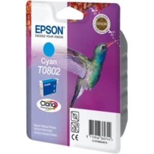 Original Epson C13T08024021 / T0802 Tintenpatrone cyan