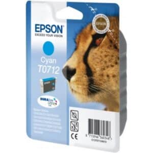 Original Epson C13T07124011 / T0712 Tintenpatrone cyan