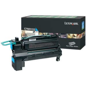 Original Lexmark C792X1CG Toner cyan