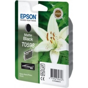 Original Epson C13T05984010 / T0598 Tintenpatrone schwarz matt