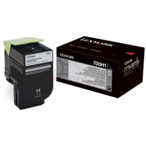 Original Lexmark 70C0H10 / 700H1 Toner schwarz