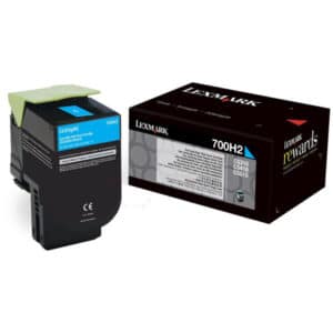 Original Lexmark 70C0H20 / 700H2 Toner cyan