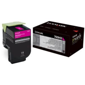 Original Lexmark 70C0H30 / 700H3 Toner magenta