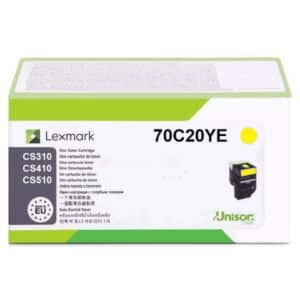 Original Lexmark 70C20YE Toner gelb