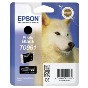 Original Epson C13T09614010 / T0961 Tintenpatrone schwarz