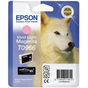 Original Epson C13T09664010 / T0966 Tintenpatrone magenta hell