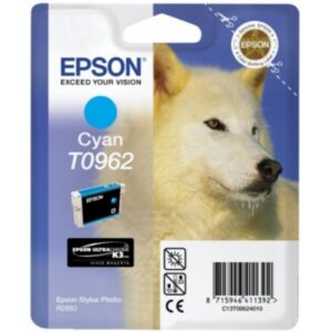 Original Epson C13T09624010 / T0962 Tintenpatrone cyan