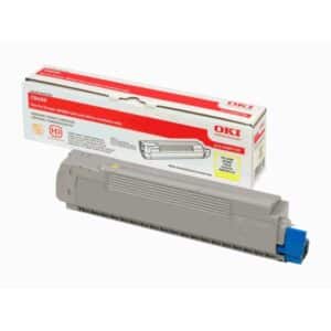 Original OKI 43487709 Toner gelb