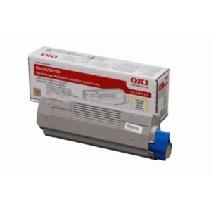 Original OKI 43872305 Toner gelb