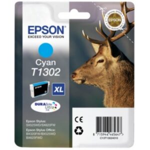 Original Epson C13T13024010 / T1302 Tintenpatrone cyan