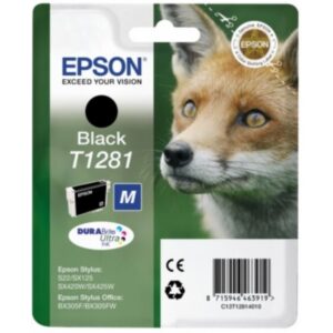 Original Epson C13T12814022 / T1281 Tintenpatrone schwarz