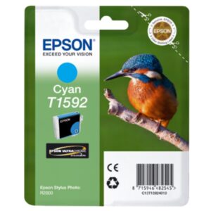 Original Epson C13T15924010 / T1592 Tintenpatrone cyan