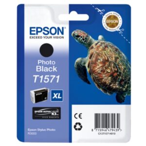 Original Epson C13T15714010 / T1571 Tintenpatrone schwarz