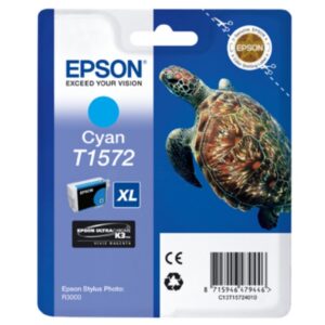 Original Epson C13T15724010 / T1572 Tintenpatrone cyan