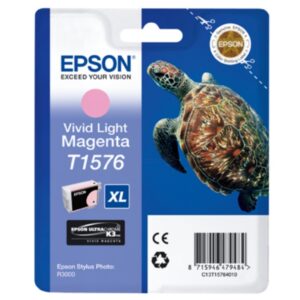 Original Epson C13T15764010 / T1576 Tintenpatrone magenta hell