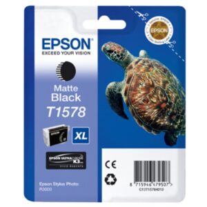 Original Epson C13T15784010 / T1578 Tintenpatrone schwarz matt