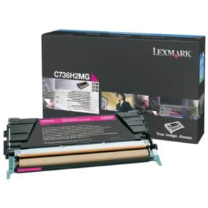 Original Lexmark C736H2MG Toner magenta