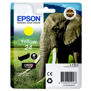 Original Epson C13T24244022 / 24 Tintenpatrone gelb