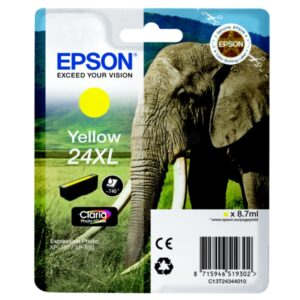 Original Epson C13T24344012 / 24XL Tintenpatrone gelb