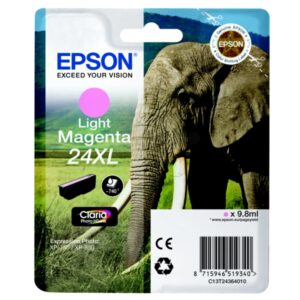 Original Epson C13T24364012 / 24XL Tintenpatrone magenta hell