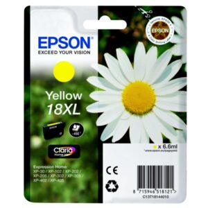 Original Epson C13T18144012 / 18XL Tintenpatrone gelb