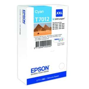 Original Epson C13T70124010 / T7012 Tintenpatrone cyan