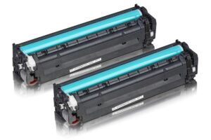 Sparset kompatibel zu HP CB 540 AD / 125A enthält 2x Tonerkartusche