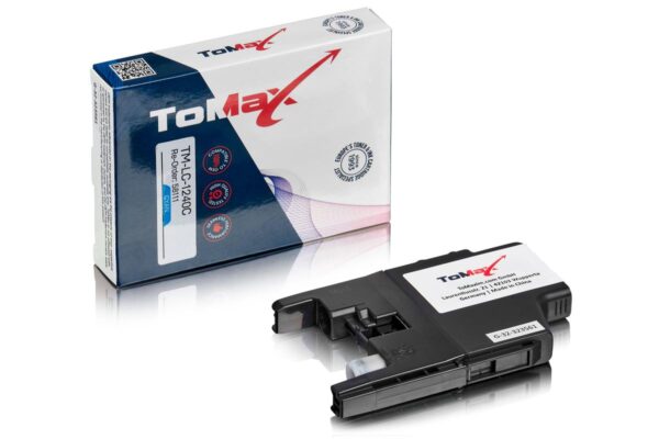 ToMax Premium kompatibel zu  Brother LC-1240C Tintenpatrone Cyan