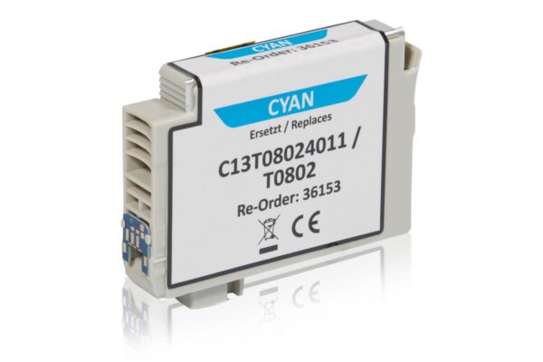 Kompatibel zu Epson C13T08024011 / T0802 Tintenpatrone