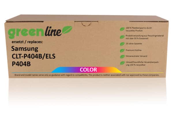 greenline kompatibel zu  Samsung CLT-P 404 C/ELS Tonerkartusche