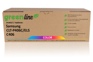 greenline kompatibel zu  Samsung CLT-P 406 C/ELS Tonerkartusche