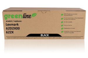 greenline kompatibel zu  Lexmark 62D2X00 / 622X Tonerkartusche