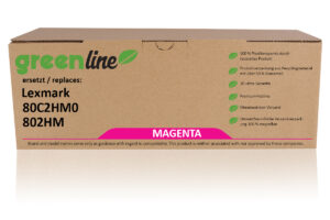 greenline kompatibel zu  Lexmark 80C2HM0 / 802HM Tonerkartusche