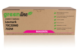 greenline kompatibel zu  Lexmark 70C20M0 / 702M Tonerkartusche