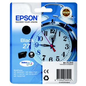 Original Epson C13T27014022 / 27 Tintenpatrone schwarz