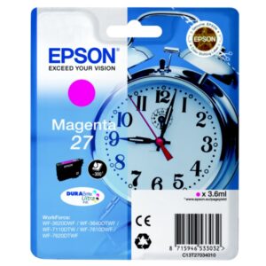 Original Epson C13T27034010 / 27 Tintenpatrone magenta