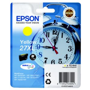 Original Epson C13T27144022 / 27XL Tintenpatrone gelb