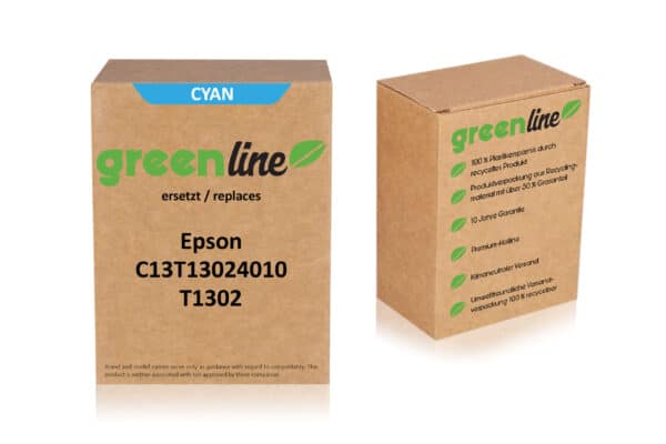 greenline kompatibel zu  Epson C 13 T 13024010 / T1302 Tintenpatrone