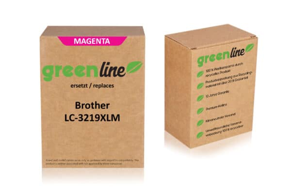 greenline kompatibel zu  Brother LC-3219 XL M Tintenpatrone