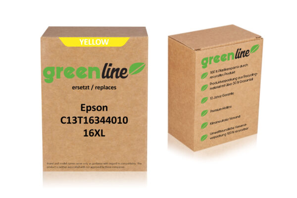 greenline kompatibel zu  Epson C 13 T 16344010 / 16XL Tintenpatrone