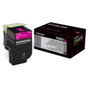 Original Lexmark 70C0X30 / 700X3 Toner magenta